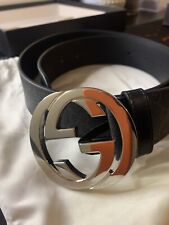 Genuine Mens GUCCI GG Belt