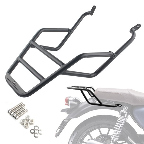 Rear luggage rack black - rear,