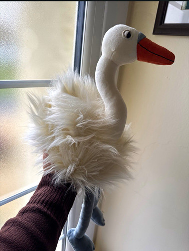 Jellycat evelyn swan rare - swan, &
