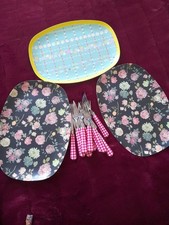 RICE DK PICNIC PLATES & C&S