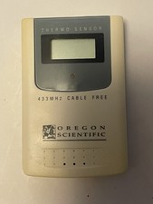 THR128 Oregon Scientific Thermo Sensor 433 MHz Cable Free Sensor  Tested Working