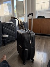 40x25x20 cm Cabin Case Hand Luggage Carry 4 Wheel Lightweight Underseat Suitcase