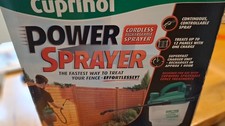Cuprinol Power Sprayer Fence Decking Cordless Rechargeable Battery Sprayer