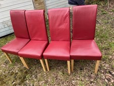 Dinning Room Chairs Red