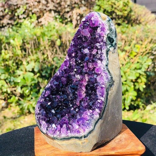 Piece natural amethyst - natural,