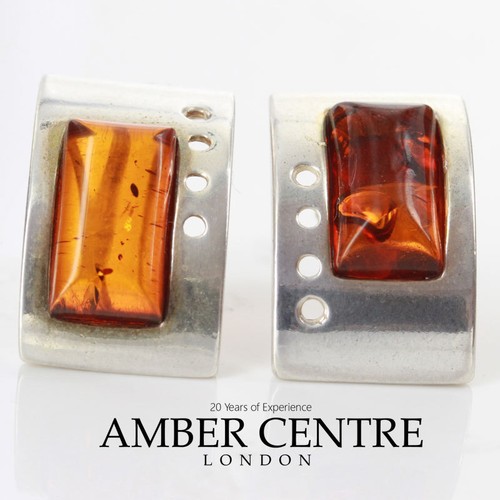 German baltic amber large stud - german,