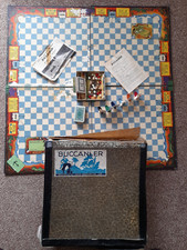 COMPLETE: Waddingtons 1930's BUCCANEER Game - LARGE SIZE HEAVY BOARD