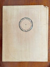 King William Pine Concert Ukulele Top with Black Pearl Rosette - 1st Grade