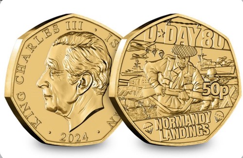 Normandy landings 24k gold - normandy,