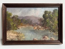 Ernest Benjamin King (South African) - Landscape in oil -  circa mid 20th C