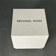 Michael Kors Empty Watch Box White Original Cushion Genuine & Booklet VGC