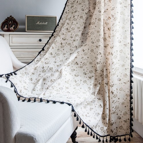 Dandelion floral curtain - floral, for