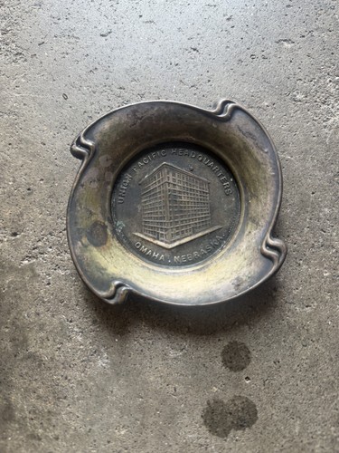 Vintage ashtray brass - ashtray,