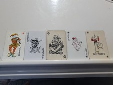 5 Vintage Joker Cards (J.35)