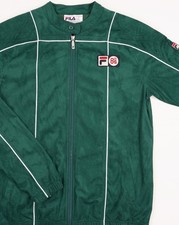 Fila Vintage Terrinda MK3 Pro Badged Track Top Deep Green