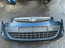 VAUXHALL CORSA D BUMPER FRONT BLUE Z22A FACELIFT 5DR PANEL 10-14