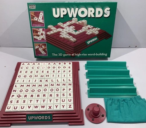 Upwords board game parker - board,