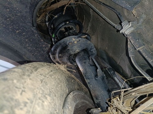 Front left shock - front, /