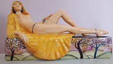 Unique Kevin Francis/Peggy Davies "The Temptress" Reclining Lady Figurine