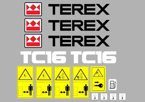 Terex tc16 digger - terex, &