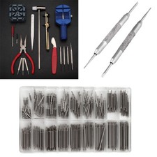 Watchmaker Watch Repair Tool Kit Back Case Opener Remover Spring Pin BarS 8-25mm