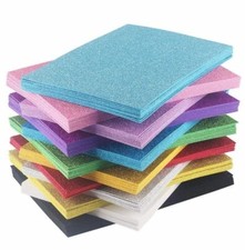 A4 Glitter Sticky Foam Sheets
