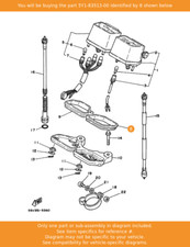 YAMAHA Damper, 5Y1-83513-00 OEM DT125 DT125R XT600 DT125LC TW125 XT125 XT350