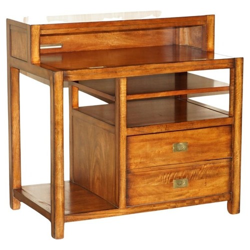 Mahogany brass military - mahogany, &