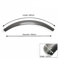 Short front plain steel - front,