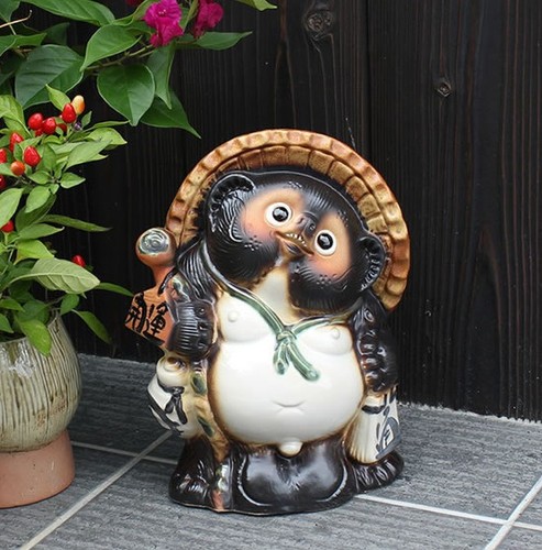 Shigaraki ware tanuki japanese - shigaraki,