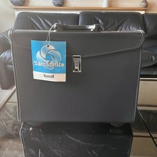 Samsonite “System” Jet Black Briefcase – 45 x 36 x 10 cm – Ex Display w/ Tags