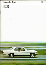 Mercedes-Benz 230 CE & 280 CE Coupe W123 1981-1982 UK Market Sales Brochure
