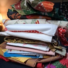 Fabric lot 22 pieces cotton
