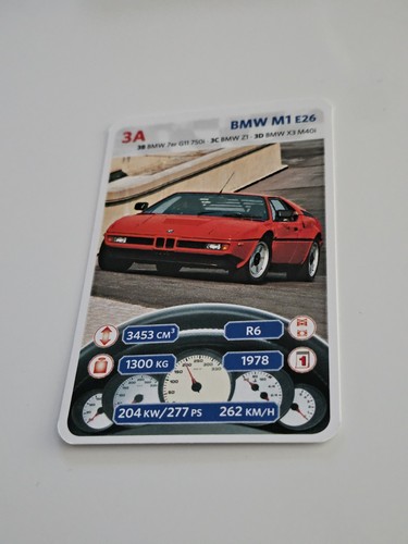Bmw e26 single card - m1,