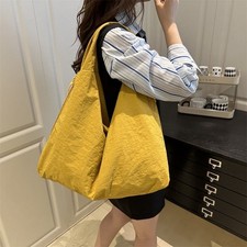 Slouchy Nylon Tote Bag Women