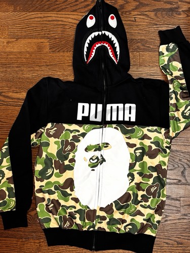 Bape puma shark full zip - bape,