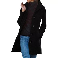 Womens Thicken Woolen Coats