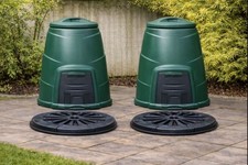 330L Green Garden Compost Bins