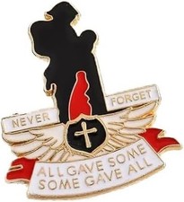 Commemorative poppies pin - poppies,
