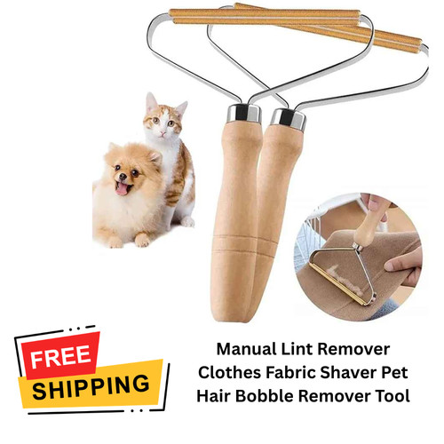 Manual lint remover clothes - remover,