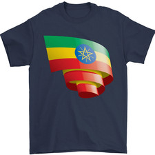 Curled Ethiopia Flag Ethiopian