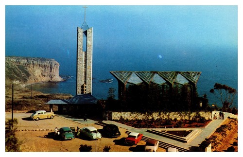 Postcard wayfarers chapel - postcard,
