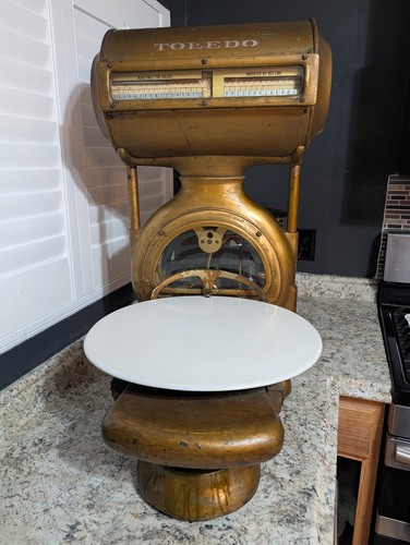 Beautiful antique toledo scale - antique,