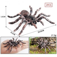 2PCS Fake Rubber Spider