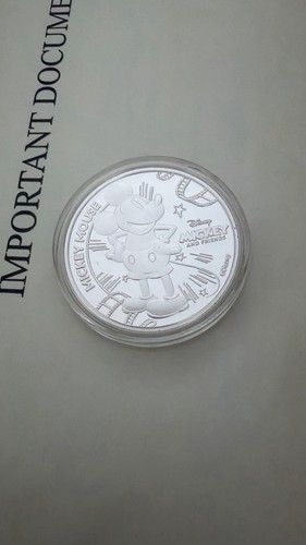 Disney silver plated coin - coin,