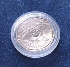 Sir Isaac Newton 2017 BU 50p