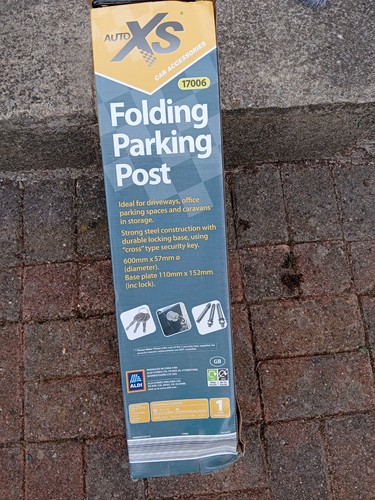 Folding car parking - car, barrier