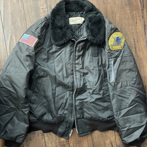 Vintage 80s flight jacket - 80s,