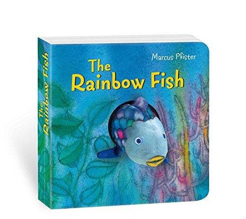 Rainbow fish finger puppet - rainbow,