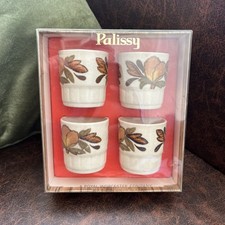 Royal Worcester - Kismet Palissy Egg Cup Set of 4 in Original Box